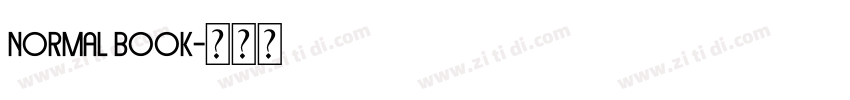 Normal Book字体转换